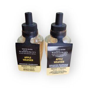 Bath & Body Works Apple Weather Wallflower Refills Set of 2 Discontinued Scent